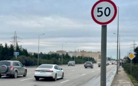 Sürücülərin nəzərinə! Bakının bu küçəsində sürət həddi dəyişdirildi