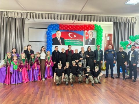 Sumqayıt məktəbində Zəfər Gününə həsr olunmuş tədbir keçirilib - FOTOLAR