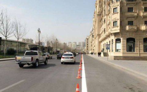 Bakı küçələrində xüsusi zolaqlar yaradılır
