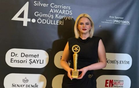 Rejissor Saida Haqverdiyeva Türkiyədə “Gümüş Karyera” mükafatı ilə təltif olunub