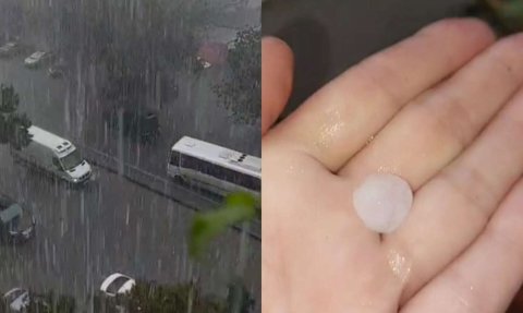 Bakıya şiddətli dolu düşməsinin səbəbi bu imiş – AÇIQLANDI