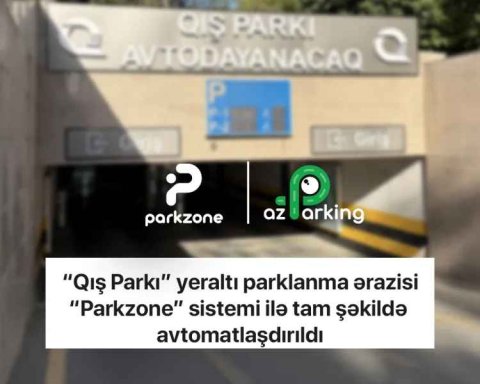 “Qış Parkı” yeraltı parklanma ərazisi “Parkzone” sistemi ilə tam şəkildə avtomatlaşdırıldı - YENİLİK