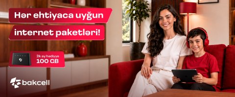 Bakcell-dən Wi-Fi modemi alın, ilk abunəliyiniz pulsuz olsun